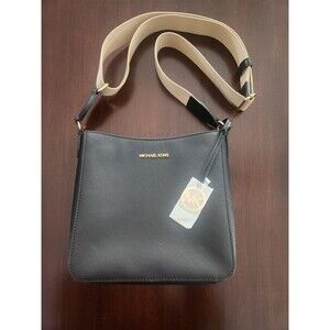 **NEW**MICHAEL KORS JET SET TRAVEL SMALL SHOULDER CROSSBODY MESSENGER BAG  BLACK